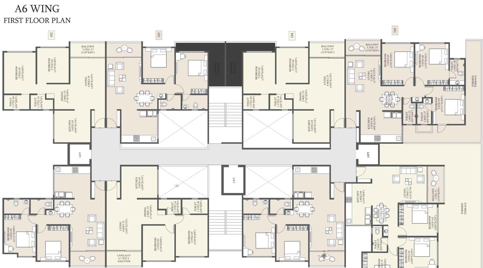 Unique-Youtopia-A6-first-floor-plan